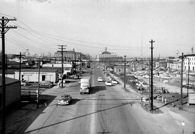 First Street looking West 1955